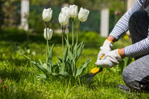 Local landscapers creating a stylish garden in Osterley
