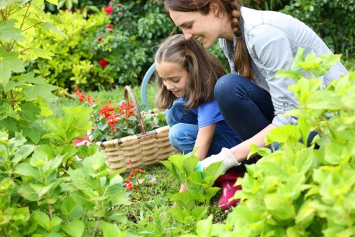 Landscape gardeners in Osterley designing a residential garden