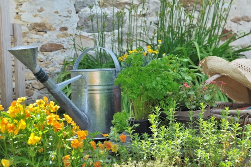 Well-designed outdoor space by Osterley landscapers